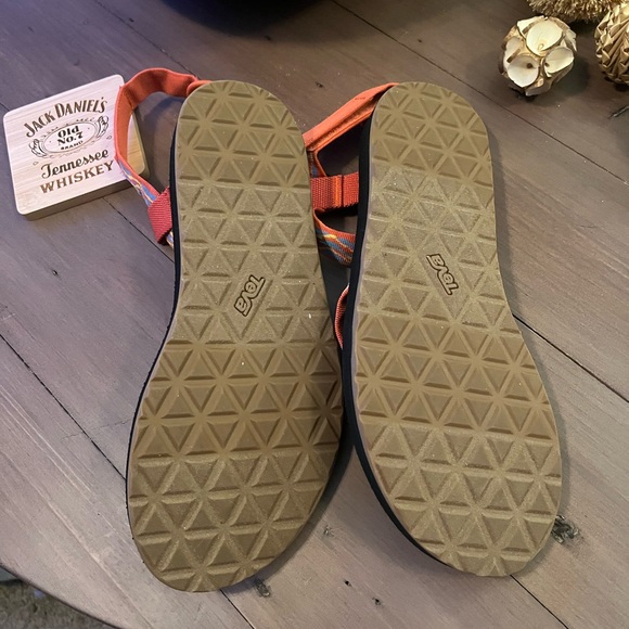 Teva Orange and Pink Strap Sandals - Picture 3 of 4